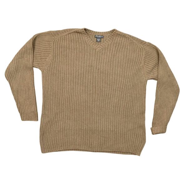 Men's Tan Sweater - Picture 1 of 8